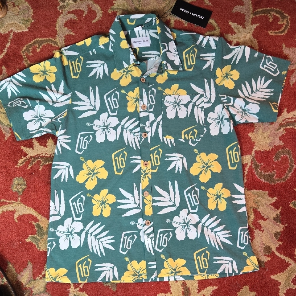 Tellum + Chop TPC Scottsdale Waste Managment Hawaiian Golf Shirt